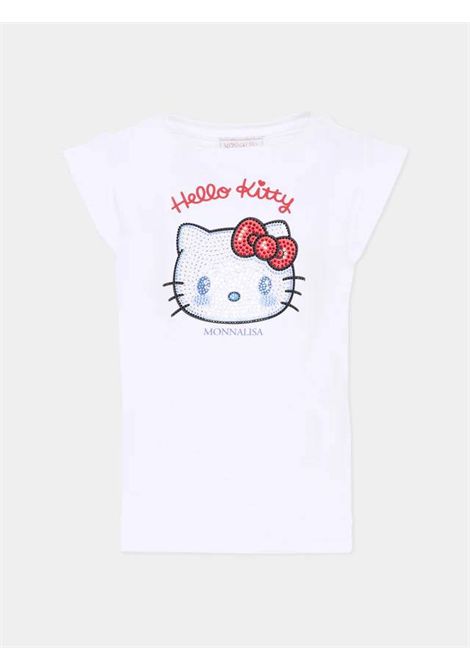 T-shirt con strass MONNALISA KIDS | 19G617 70050099